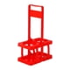 thumbnail image 1 of Portabotellas de agua deportiva shamjiam plegable rojo con asa para 2 botellas, 1 of 8
