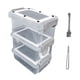 thumbnail image 4 of Caja de alimentación para cucarachas, terrario transparente, contenedor de hábitat, jaula portátil para animales Estilo B, 4 of 8