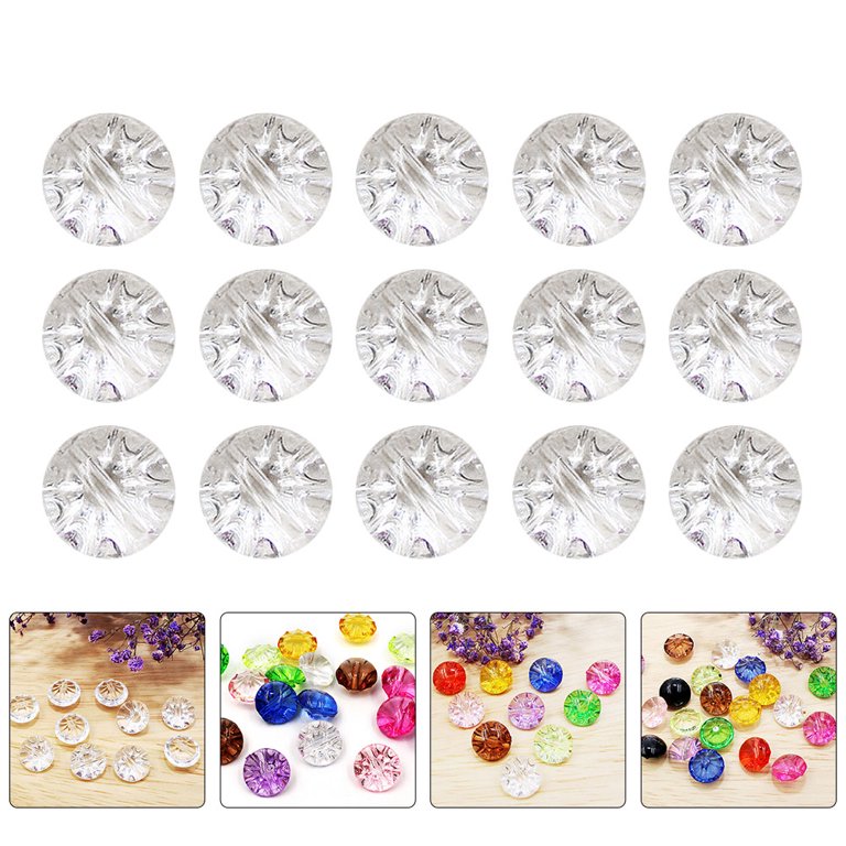 Crystal Button, Sew on Crystal Buttons, Multi Coloured Crystal Button, 