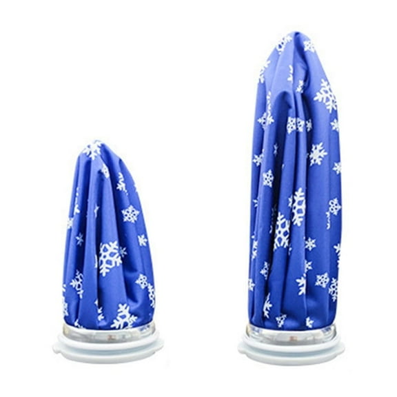 2 Pcs Hot Cold Gel Packs For 6 9 Inch Reusable Ice Bags Leakproof Wide Mouth