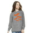 thumbnail image 3 of Awkward Styles Halloween Youth Sweatshirt Girls Boys Orange Bats Crewneck Tee for Kids, 3 of 5
