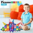 thumbnail image 3 of PicassoTiles Juego de 61 Piezas de Baldosas Magnéticas Mini Diamantes, 3 of 5