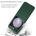 thumbnail image 3 of Designed for Samsung Galaxy Z Flip 6 Case, Support Wireless Charging Hard PC Slim Shockproof Drop Protective Skin Friendly Thin Fit Phone Case for Samsung Galaxy Z Flip 6, Darkgreen, 3 of 6
