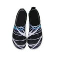 thumbnail image 3 of Men and Women a Slip On Barefoot Quick-Dry Beach Aqua Yoga Water Shoes (scribbling/Black, 5.5-6.5 Women/5-5.5 Men), 3 of 8