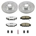 thumbnail image 3 of PowerStop Front Z26 Street Warrior Carbon-Fiber Ceramic Brake Pad and Drilled and Slotted Rotor Kit Fits: ACURA HONDA Select Models K2439-26, 3 of 9