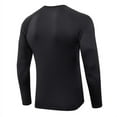 thumbnail image 3 of Topwoner Men's Quick-drying Fitness Long-sleeved Stretch Tight Sports Running Training Suit Breathable Sweat-wicking T-shirt Top, 3 of 6