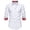 White, variant on AZoiNM Men's Slim Fit Wrinkle-Free Casual Long Sleeve Shirt Floral Print Color Block