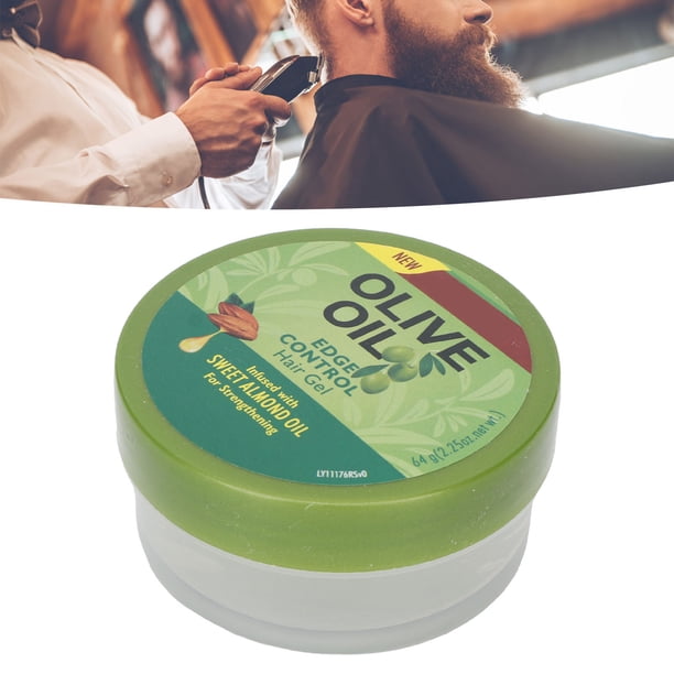 Gel Para Peinar El Peinado, Aceite De Oliva De Larga Duración Evita Que El Grasiento Sea Grasiento 64 G Mejore Las Puntas Abiertas, Aplique Fácilmente La Cera Del Cabello Fuerte