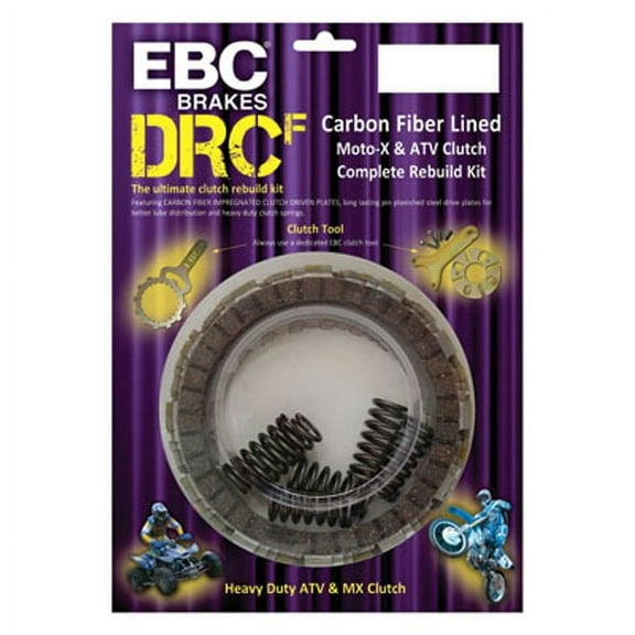 EBC DRCF256 - DRCF Carbon Fiber Lined MX Race Clutch Kit