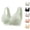 04# Green, variant on Bras for Older Women Front Closure Lace Full Coverage Push Up Wireless T-Shirt Bra Back Smoothing Bralettes Complexion 38