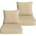 thumbnail image 1 of x Coussins de Patio à Assise Profonde pour Extérieur/intérieur, Ensemble de Rembourrage en Mousse Résiliente, Hydrofuges, Résistants aux Taches et aux Intempéries, Assise Profonde, Bas Chili, 1 of 7
