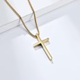 thumbnail image 2 of Valentine's Day Cross Necklace Gold Chain Pendant, 2 of 5
