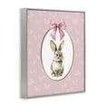thumbnail image 2 of Stupell Industries Cottage Ribbon Border Bunny Gray Framed Giclee Art, 16 x 20, by Christine Simpson Art, 2 of 8