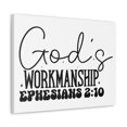 thumbnail image 4 of Scripture Walls Ephesians 2:10 I am God's Workmanship Bible Verse Canvas Christian Wall Art Ready to Hang Unframed, 4 of 13