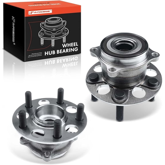 A-Premium 2 x Rear Wheel Bearing and Hub Assembly with 5-Lug Compatible with Honda Pilot 2016-2022 Passport 2019-2023 Acura MDX 2017-2020