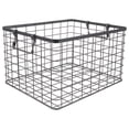 thumbnail image 4 of Logging Organizer Fireplace Storage Holder Wire Firewood Logging Basket Barbecue Supply, 4 of 9