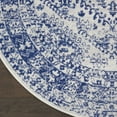 thumbnail image 5 of Nourison Whimsicle Rustic Farmhouse Ivory Navy 5' x round Area Rug, (5' Round), 5 of 9