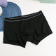 thumbnail image 5 of Calzoncillos Bóxer de algodón para hombre, ropa interior suave y transpirable a la moda, calzoncillos Bóxer de cintura media de algodón de punto cómodos para adultos, 5 of 5
