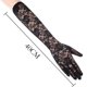 thumbnail image 3 of Guantes largos de encaje XCF para fiesta de Halloween negro, 3 of 4
