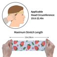 thumbnail image 7 of Wukai Strawberries Sports sweatband,Men & Women Sweatband Headband for Running, Cross Training, Racquetball, Working Out, 7 of 7