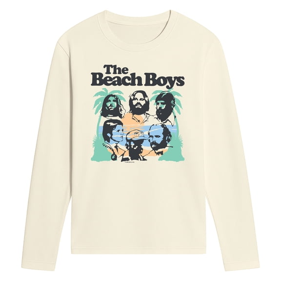 The Beach Boys - Beach Portrait Long Sleeve Graphic T-Shirt