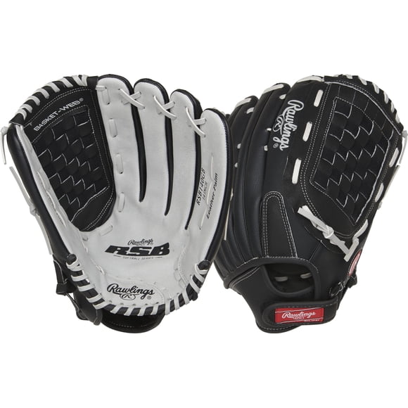 Rawlings | Guante de softbol de lanzamiento lento RSB | Lanzamiento con la mano derecha | 14"" - Red de cesta