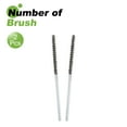 thumbnail image 3 of 2pcs Pipe Cleaners Brush Set 0.32 Inch Stainless Steel Bristles Cleaning Brush with Ergonomic Handle for Bottles Straws Pipes Keyboards Tubes, Silver, 3 of 7