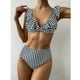 thumbnail image 5 of Minnieouse Conjunto de 2 piezas de traje de baño dividido para mujer, Tankini sin mangas con volantes, vacaciones en la playa, viajes, fiesta en la Ropa interior L Minnieouse AP010461-03, 5 of 6