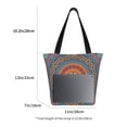 thumbnail image 5 of Fotbe Mandala Pattern Beach Tote,Shoulder Handbag,Spacious Tote Bag,Lightweight Travel Bag,Versatile Shopping Bag, 5 of 9