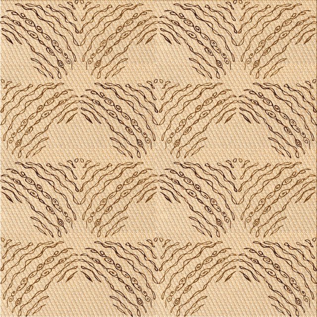 Ahgly Company Tapis d'Intérieur Lavable en Machine Carré Transitionnel Kaki Or, 8 Pieds Carré