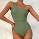 thumbnail image 1 of WILLBEST Traje de Baño Natacion Traje de Baño Mul Color Sólido Sin Espalda Sexy A La Moda para Mujer, 1 of 3