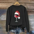 thumbnail image 4 of Busydd Women Christmas Sweatshirt Fall Fashion Vacation Graphic Crewneck Sweatshirt Casual Loose Xmas Long Sleeve Tops for Women XS, 4 of 4