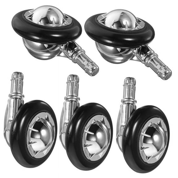 HOT 5Pcs Casters Swivel Wheels Heavy Duty Chair Mute Desk Caster Computer Office