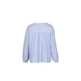 thumbnail image 5 of Yuemengxuan Women's Comfortable Shirt, Loose Long Sleeve Round Neck Button Tops Blouse, 5 of 9