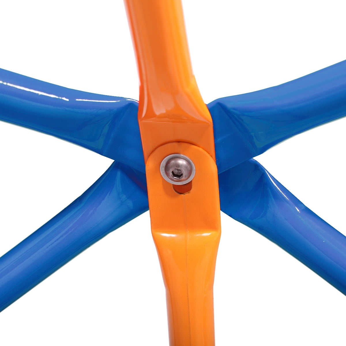 10 Foot Large Outdoor Dome Climber, Kid Climbing Dome, Climber Tower Play Center for Kids, Blue and Yellow 10 Foot Large Outdoor Dome Climber, Kid Climbing Dome, Climber Tower Play Center for Kids, Blue and Yellow