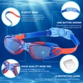 thumbnail image 3 of Ochapa Kids Swim Goggles, 2 Pack Swimming Goggles for Swimming 4-14, Goggles Swimming for Boys and Girls, Anti Fog Swim Goggles with UV Protection, 3 of 7