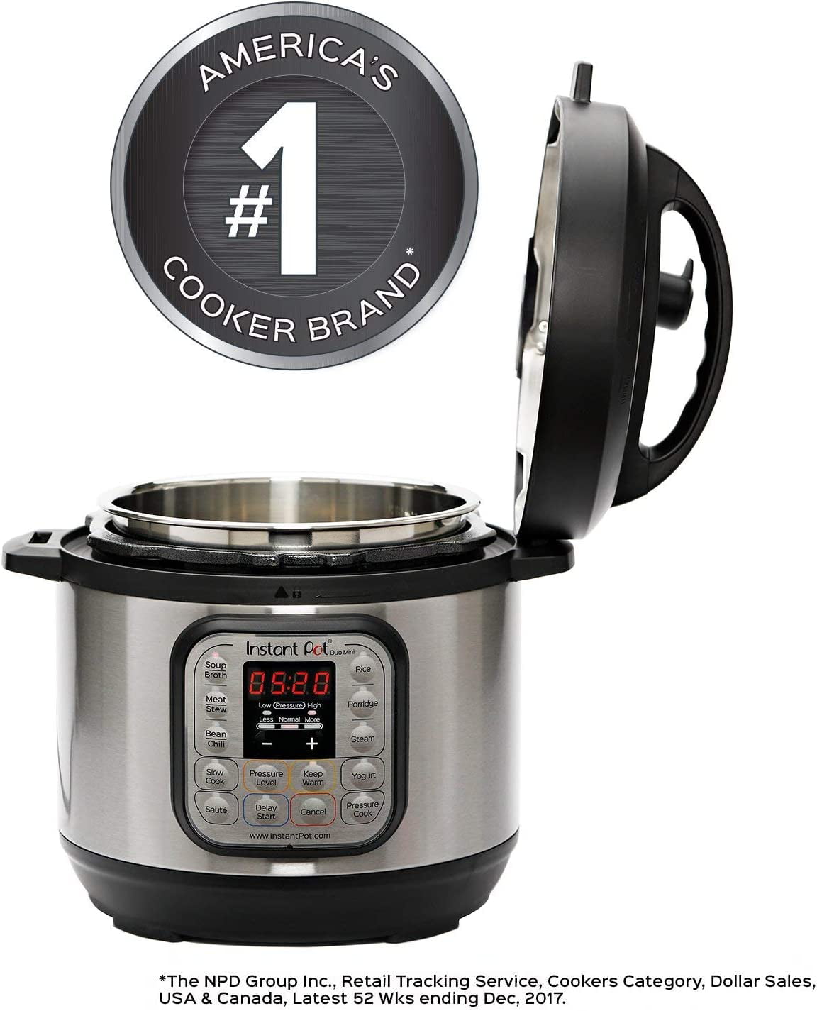 Instant Pot® Duo Mini Multi-Cooker - Silver/Black, 3 qt - City Market
