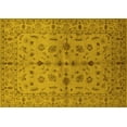 thumbnail image 1 of Ahgly Company Machine Washable Indoor Rectangle Oriental Yellow Industrial Area Rugs, 6' x 9', 1 of 4