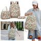 thumbnail image 3 of Likrtyny Juego Mochila Floral 3 Piezas Con Almuerzo Y Estuche para Bolígrafo Mochila (flor Verde), 3 of 9