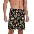 thumbnail image 2 of Sikiie Christmas Tree Decoration Mens Pajama Shorts, Lounge Pant, Men's shorts，Sleep Pj Shorts for Men-Medium, 2 of 6