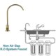 thumbnail image 2 of Brushed Gold Drinking Water Purifier Faucet, Stainless Steel Reverse Osmosis Systems Kitchen Water Filter Tap, 2 of 3