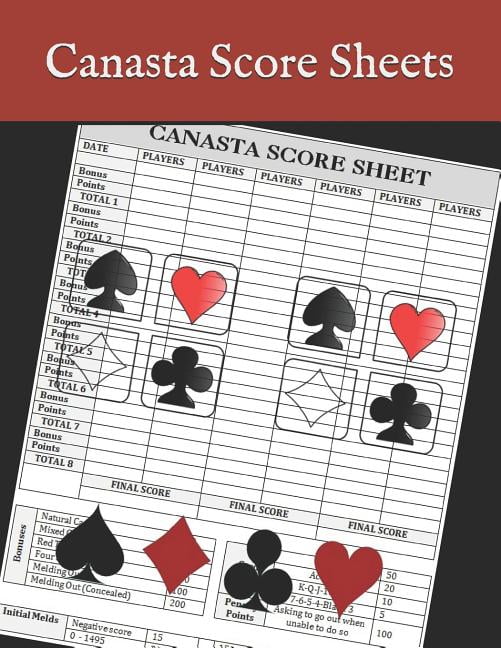 Printable american canasta score sheet sopwrite