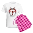 thumbnail image 5 of CafePress - Shields Coat Of Arms Women's Light Pajamas - Women's Short Sleeve Print T-Shirt and Pants Light Cotton Pajama Set, 5 of 7