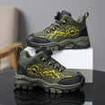 thumbnail image 6 of Kids Leather Outdoor Non-Slip Sneakers Boys Girls Unisex-Child Comfortable Athletic Running Walking Shoes Children Climbing Hiking Shoes, 6 of 13