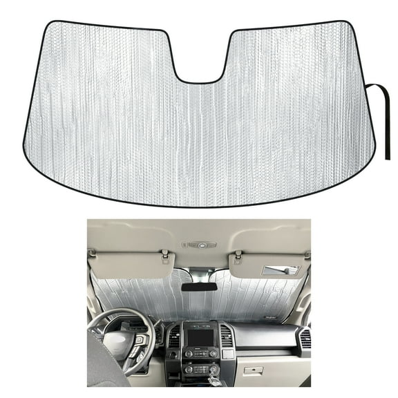 Front Windshield Sunshade for 2015-2020 Ford F-150 F150 Regular Cab, Super Cab, Super Crew Cab 2Dr 2Door 4Dr 4Door Pickup Truck
