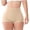 Beige, variant on Oksale Boxer Briefs for Women Shapewear Lace Trim Seamless Underwear Stretch High Waist Tummy Control Panties Black M