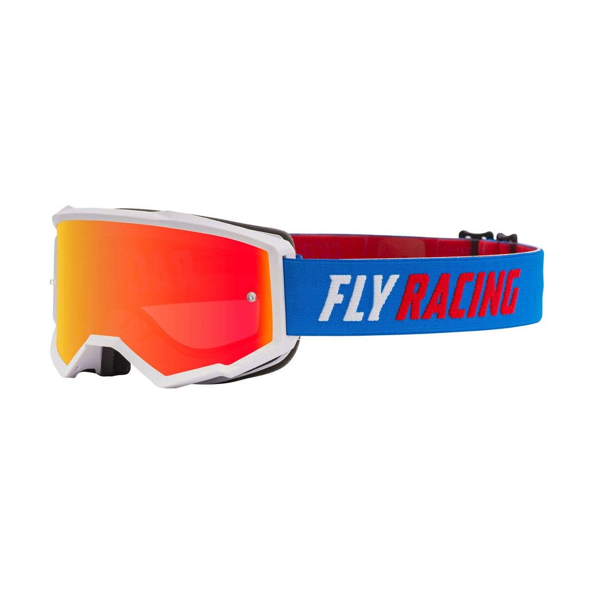 Fly Racing Zone Pro Pink Goggles MX Racing Motocross Off Road Smoke Mirror Lens 