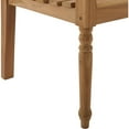 thumbnail image 5 of HomeStock Eclectic Elegance Indoor/Outdoor Teak Bench Teak, 5 of 10