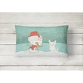 thumbnail image 2 of Carolines Treasures CK2097PW1216 Westie Terrier Snowman Christmas Canvas Fabric Decorative Pillow  12H x16W multicolor, 2 of 3