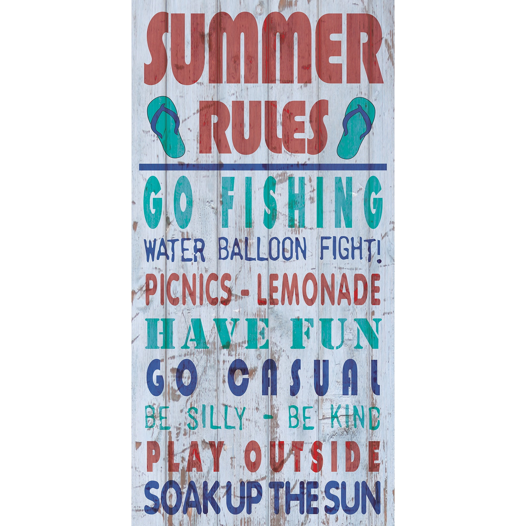 Summer Rules III Wall Art